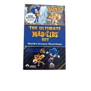 Brand New Sonic The Hedgehog Sonic 2 The Ultimate Mad Libs Set